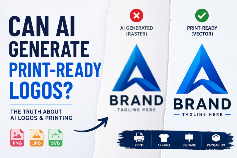 Can AI Generate Print-Ready Logos?