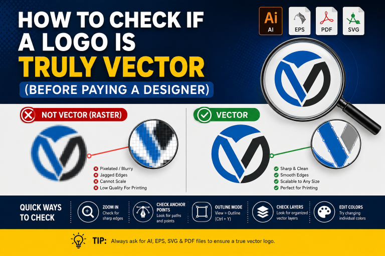 How to Check If a Logo Is Truly Vector (Before Paying a Designer)