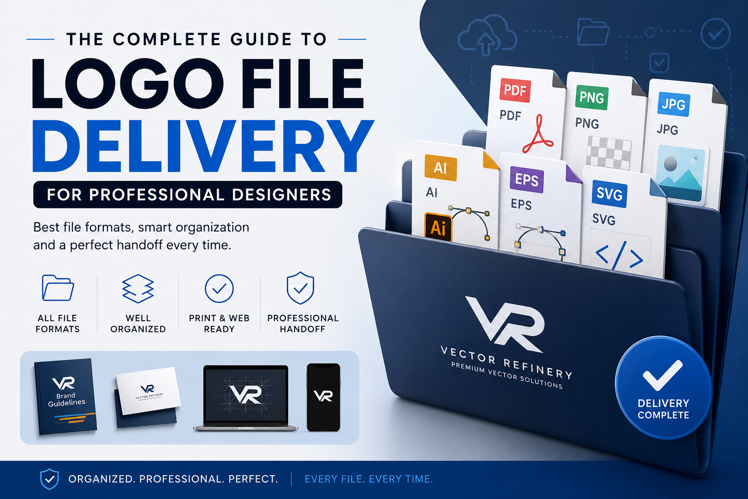 logo file delivery for professional designers checklist