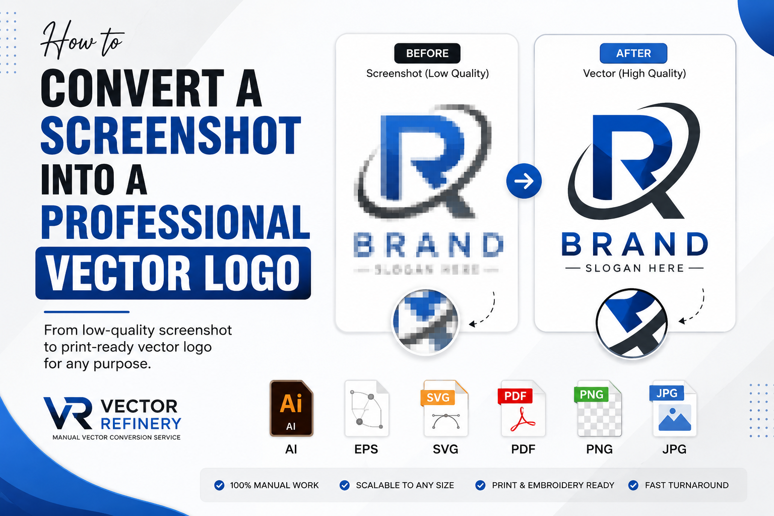 how to get a professional vector logo from a screenshot