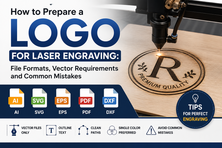 How to Prepare a Logo for Laser Engraving: File Formats, Vector Requirements and Common Mistakes