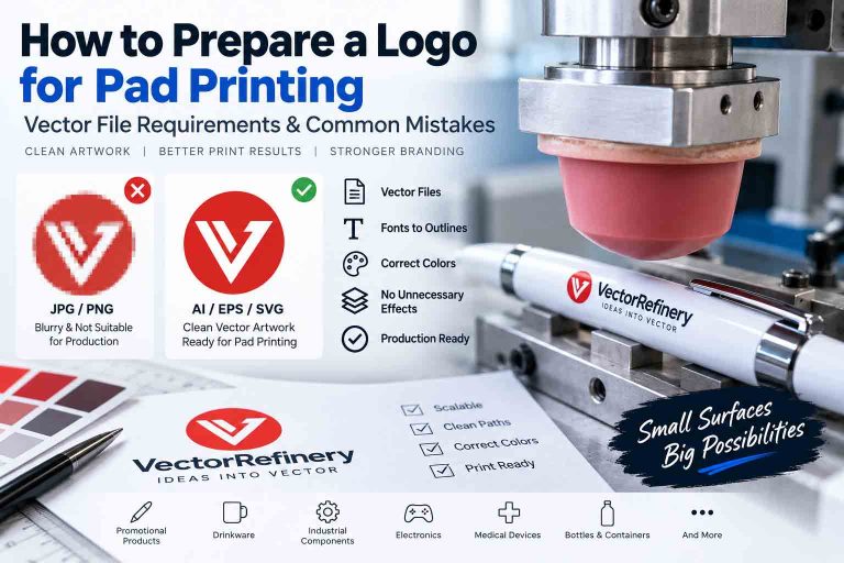 How to Prepare a Logo for Pad Printing: Vector File Requirements & Common Mistakes