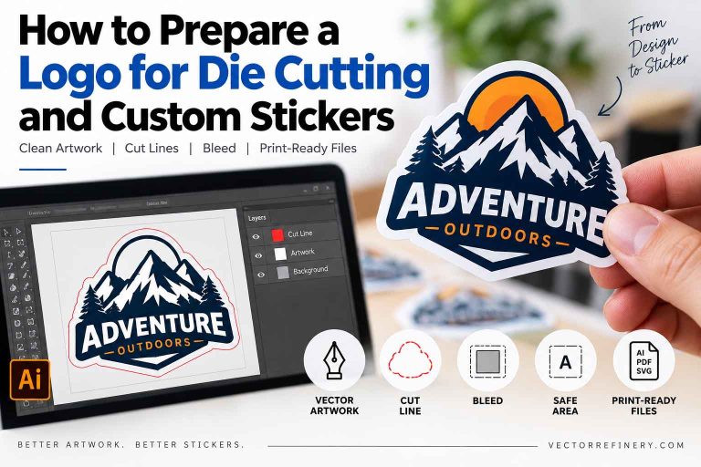 How to Prepare a Logo for Die Cutting and Custom Stickers
