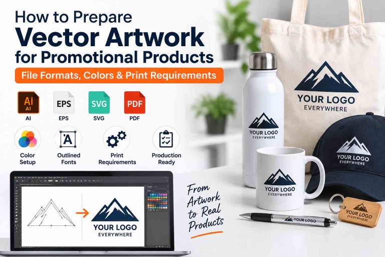 How to Prepare Vector Artwork for Promotional Products: File Formats, Colors & Print Requirements