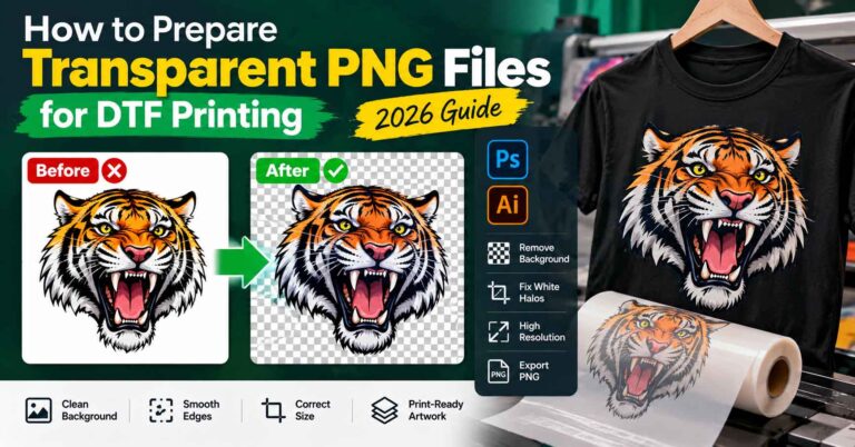 How to Prepare Transparent PNG Files for DTF Printing (2026 Guide)